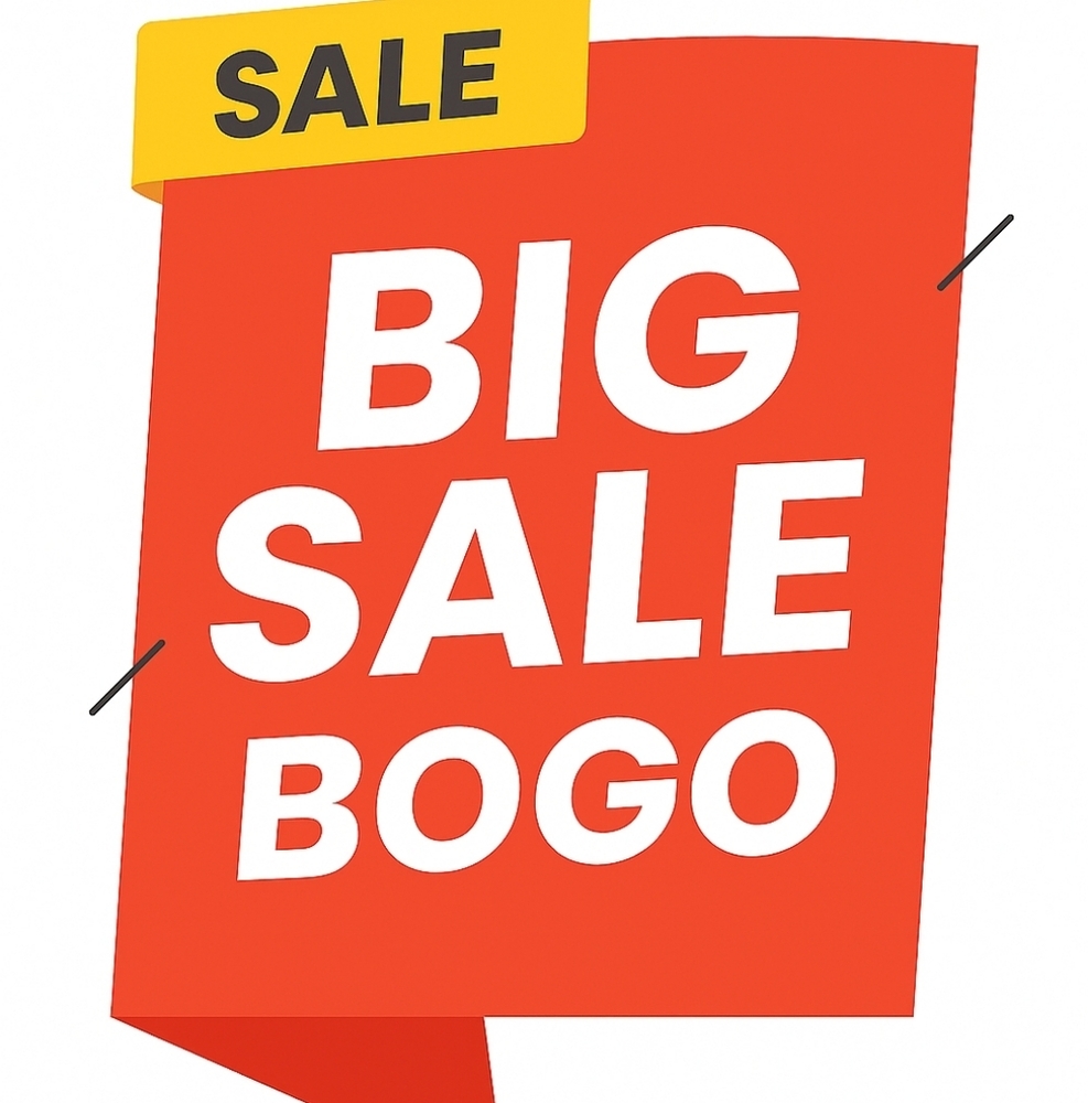 Buy 1 Get 1 Free. Listed At $15 Or Less